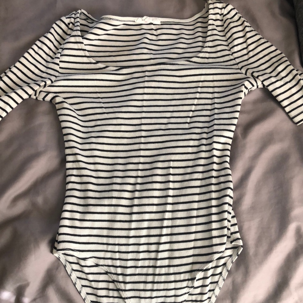 Stripped bodysuit